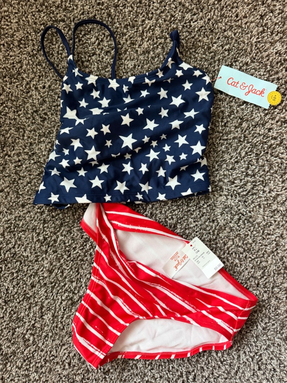 NWT Girls' USA swimwear